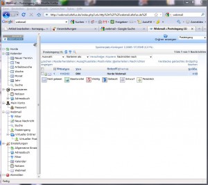 Das Webmail-Interface Horde